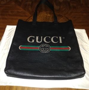 Gucci Black leather Tote